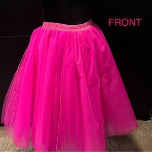 WDPL Women's A Line Short Knee Length Tutu Tulle Prom Party Skirt